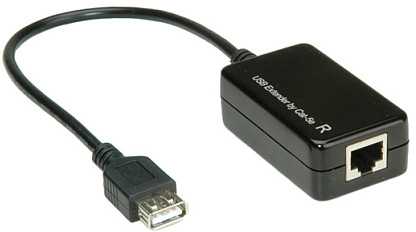 USB Value USB-A - RJ-45 kabelis 45 m, juodas (12.99.1121)