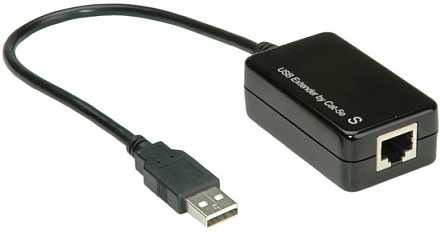 USB Value USB-A - RJ-45 kabelis 45 m, juodas (12.99.1121)