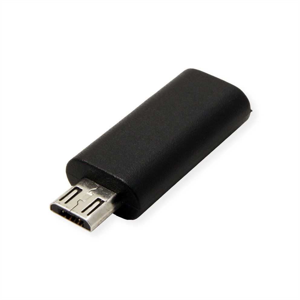 Adapteris AV vertė VALUE Adapteris USB 2.0, Micro B - Type C, M/F