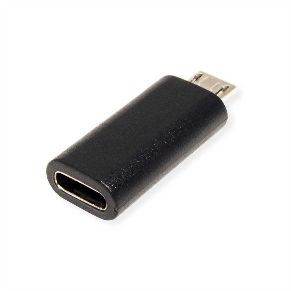 Adapteris AV vertė VALUE Adapteris USB 2.0, Micro B - Type C, M/F