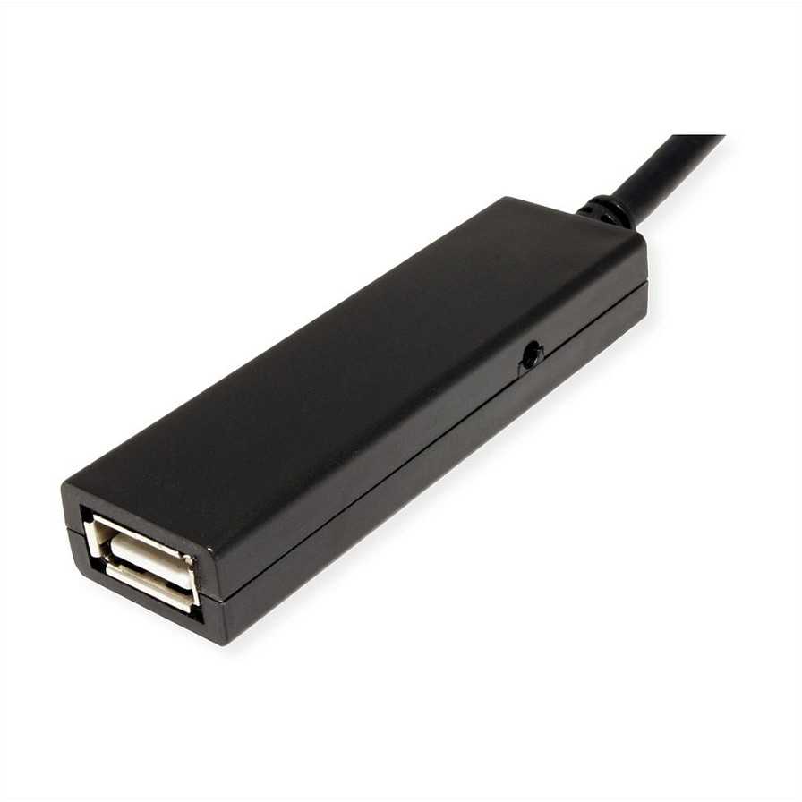USB kabelis Value USB-A - USB-C 20 m juodas (12.99.1114)