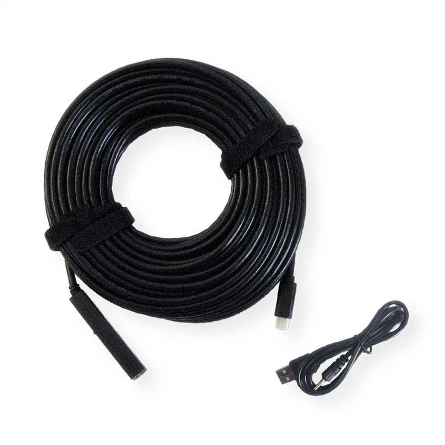 USB kabelis Value USB-A - USB-C 20 m juodas (12.99.1114)