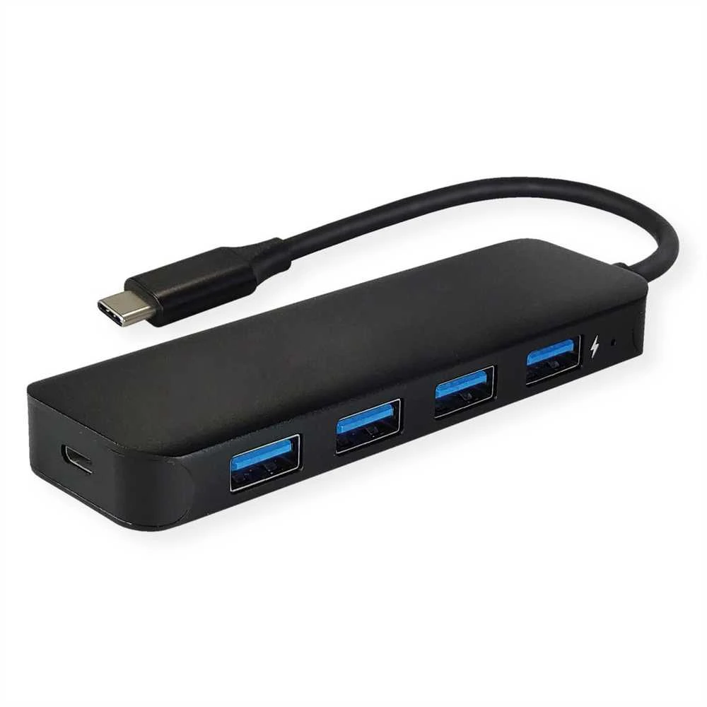 Value USB HUB Vertė VERTĖ USB 3.2 Gen 1 Hub, 4 prievadų, C tipo jungties laidas
