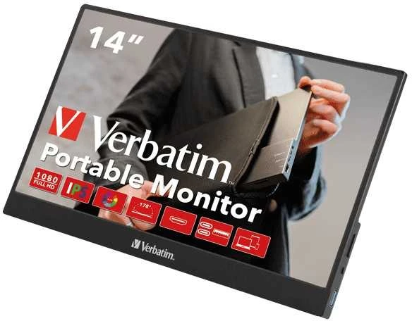 VERBATIM PM-14 nešiojamas monitorius 14 colių Full HD 1080p