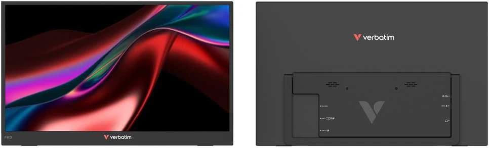 Nešiojamas monitorius Verbatim LIGHT 15.6″ FHD juodos spalvos 32401