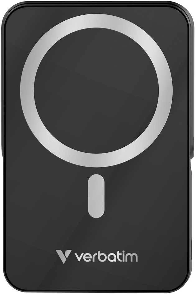 Powerbank Verbatim Charge n Go 10000mAh su stoveliu Magnetic Wireless juodos spalvos 32264