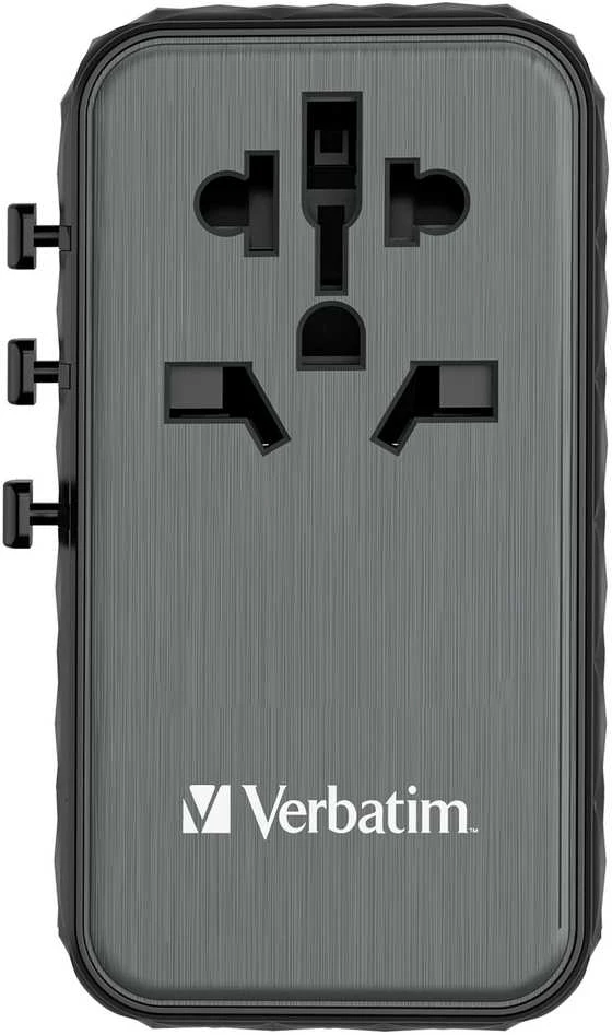 Verbatim GaN III Uni.Travel Adap 100W Welt-zu-Welt UTA-06 32121