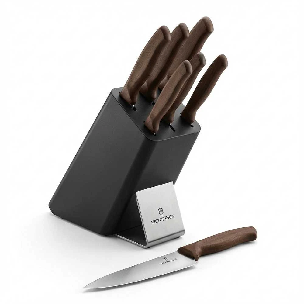„Victorinox Modern Peilis“ kaladėlės, 6 vnt., buko medienos