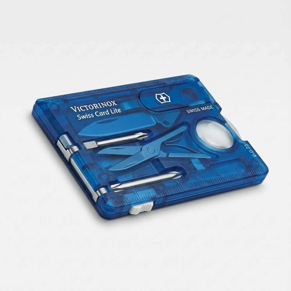 Victorinox SWISSCARD LITE mėlynas skaidrus
