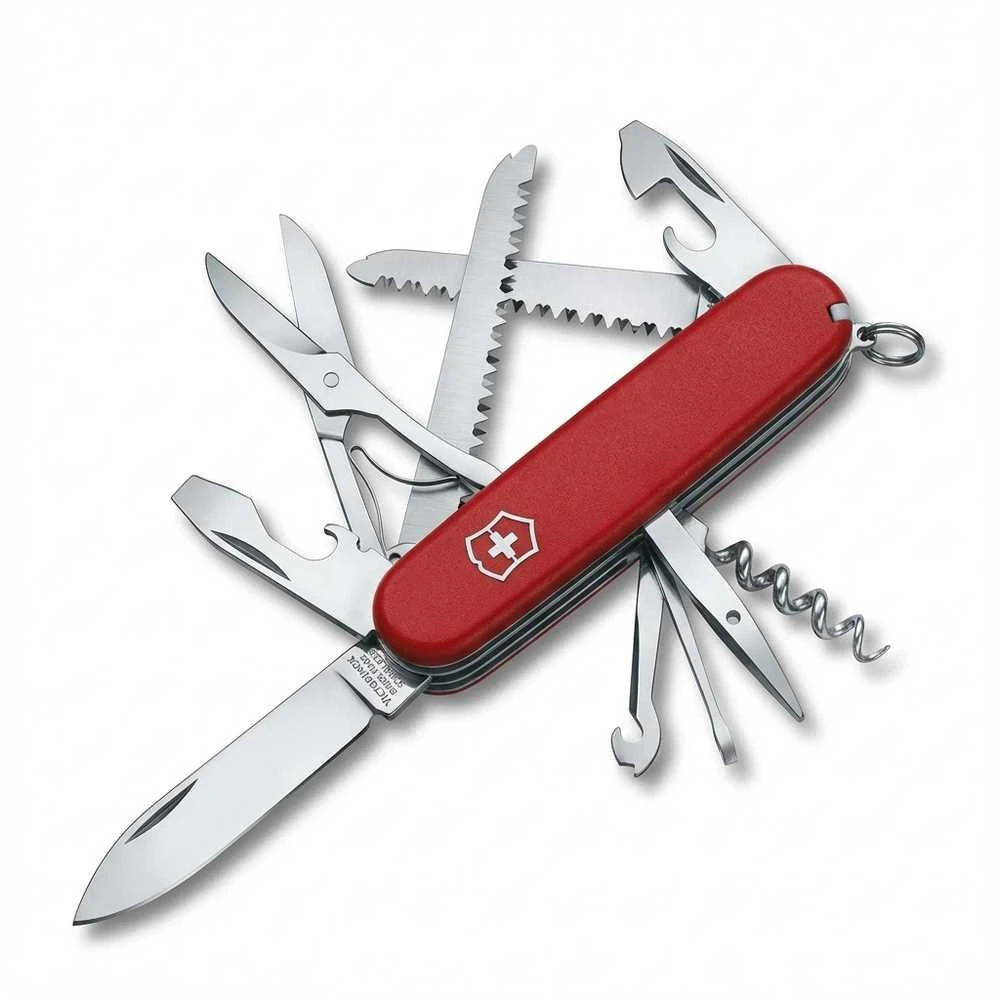 Victorinox Outrider raudonas sulankstomas peilis su visais įrankiais