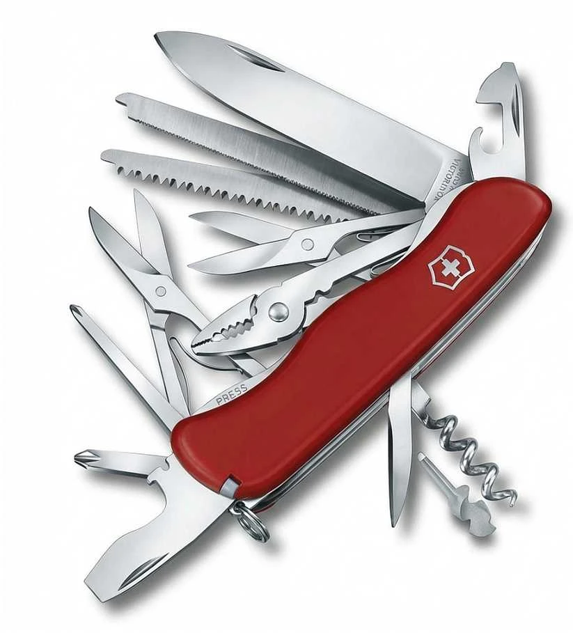 Victorinox Work Champ su atlenktais įrankiais