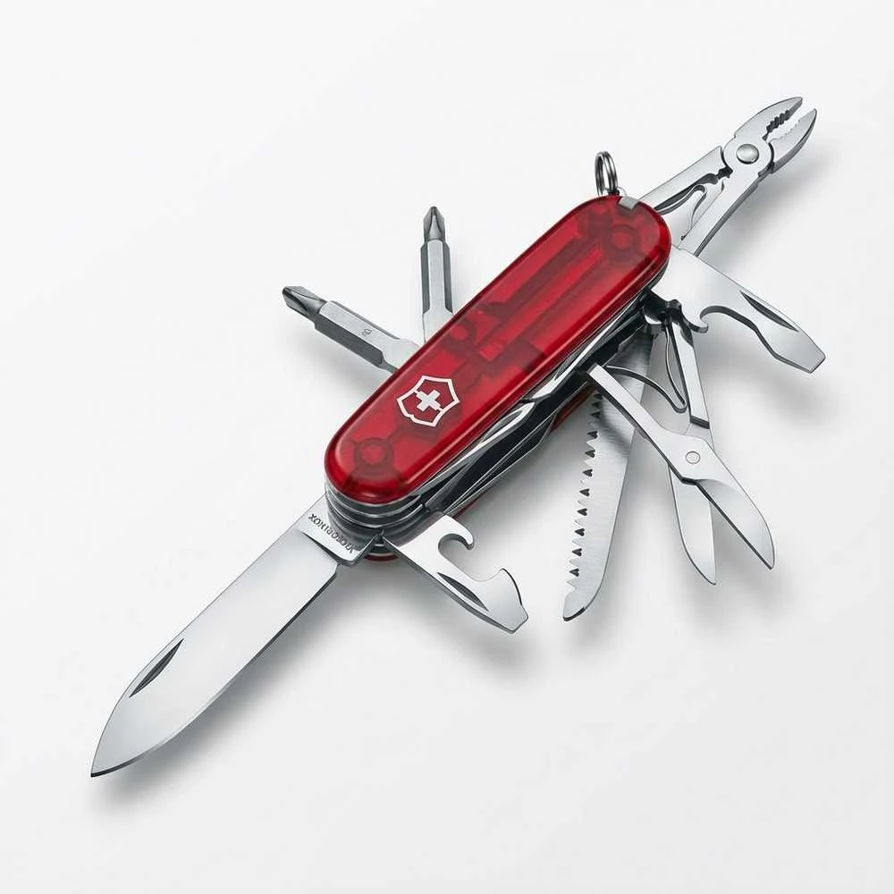 Victorinox Cyber Tool L su išskleistais įrankiais