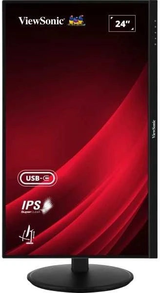 Monitorius ViewSonic VG2409-MHDU-2 – 24 colių | IPS | FHD | 4 ms | 100 Hz | USB-C. HDMI