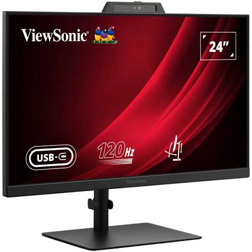 Monitorius - ViewSonic VG2441V 24 colių Full HD IPS, HDMI, USB-C, Juodas