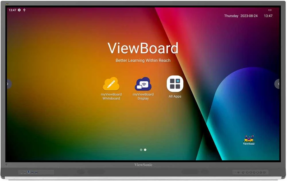 Monitorius ViewSonic 65IN (3840X2160) EDLA 40 interaktyvi sistema
