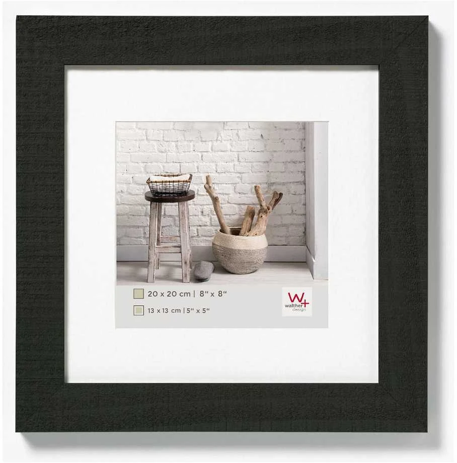 Nuotraukų rėmelis Walther Home 20x20 medinis juodas HO220B