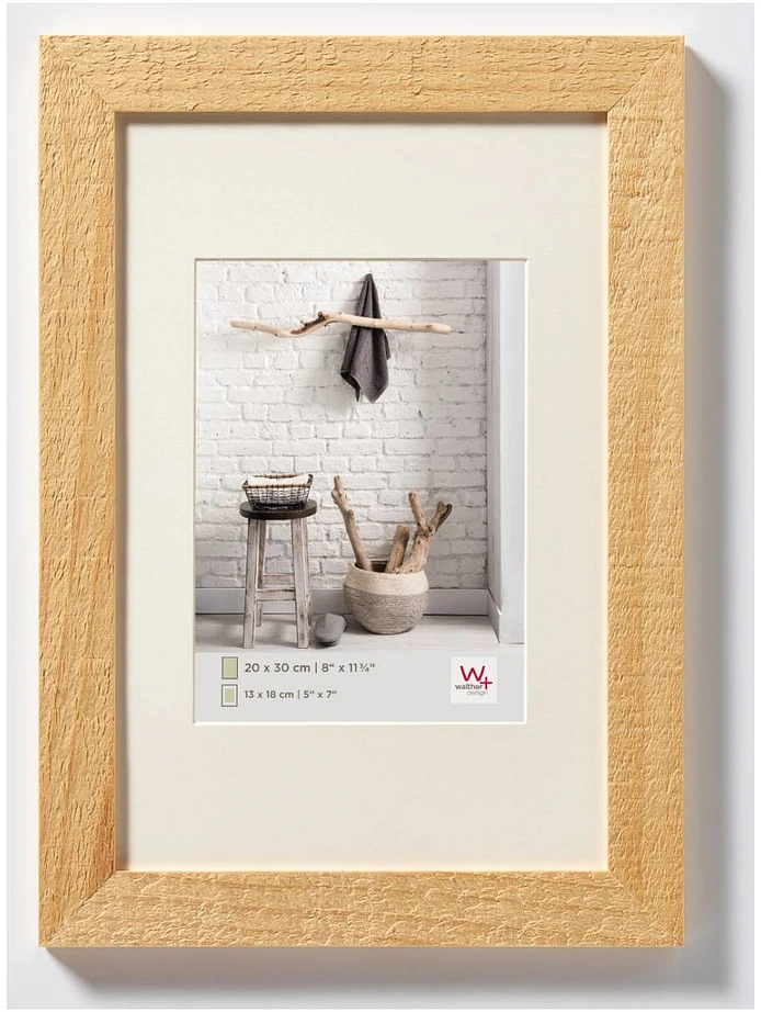 Nuotraukų rėmelis walther design HO030H Home 20x30cm medinis, natūralaus medžio spalvos