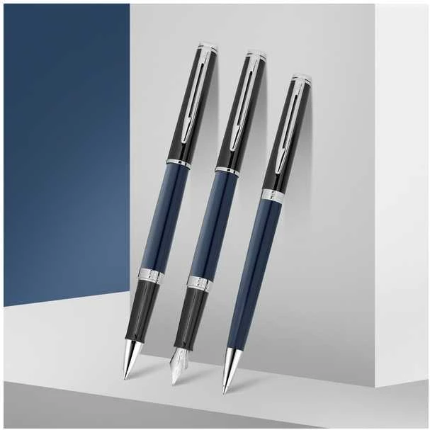 Waterman Hemisphere Color-Block Juodas-Mėlyna CT (M) plunksnakotis - 2202848