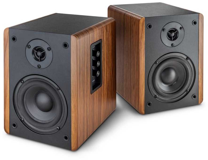 Kompiuterio kolonėlės Kolumna Wavemaster BASE 2.0 Bluetooth wood/pilka retail