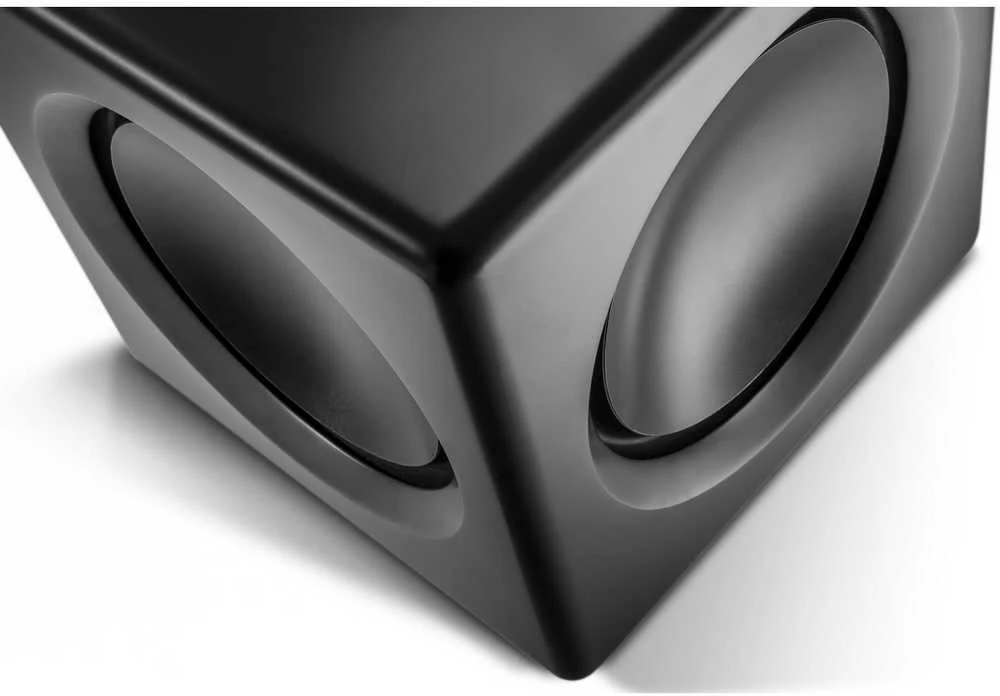 Aktyvi žemųjų dažnių kolonėlė Wavemaster FUSION, 125 W, Juoda
