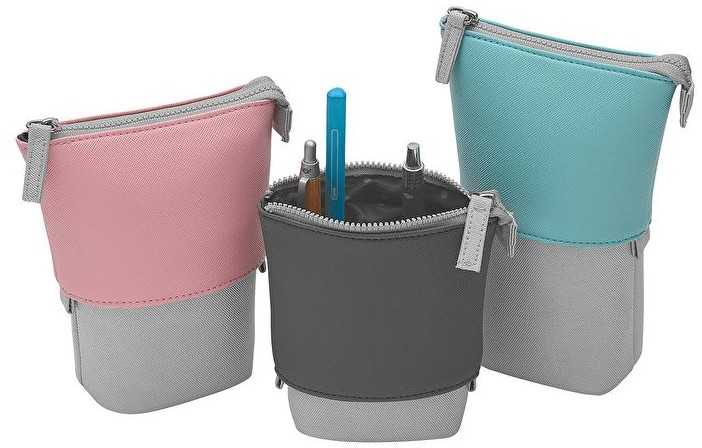Penalas Braun WEDO Schulmäppchen My Butler 2 in 1 Juodas/ Grau