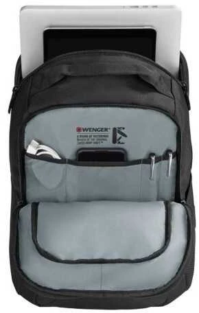 Kuprinė Wenger Wenger BQ 16" Nešiojamas kompiuteris Backpack (juodas, iki 40.6 cm (16"))