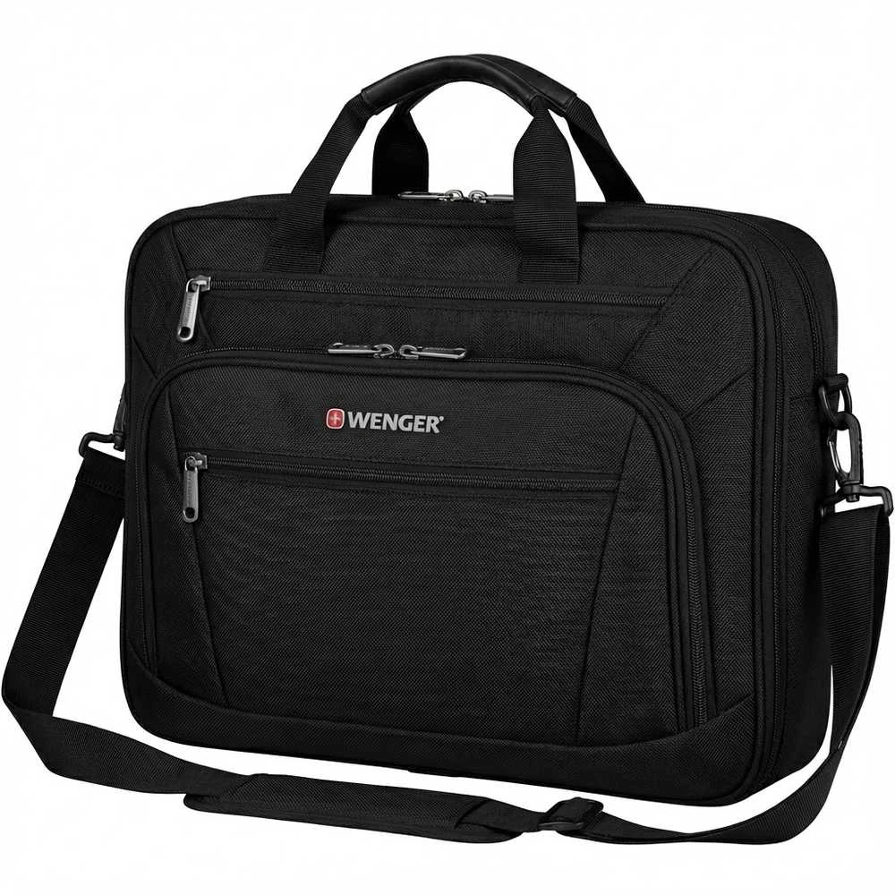 WNG Wenger Meteor Brief 16 – 17” Nešiojamas kompiuteris Briefcase with Planšetė Pocket Juodas (653498)