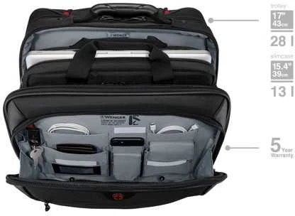 Bag for laptop WENGER potomac 600661 (17 ", juodos spalvos)