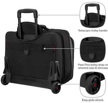 Bag for laptop WENGER potomac 600661 (17 ", juodos spalvos)