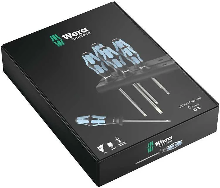 6-ių atsuktuvų rinkinys laikiklyje WERA 3334/6