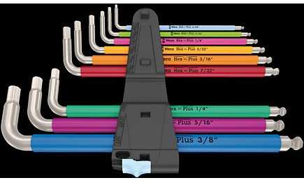 Wera 3950/9 Hex-Plus daugiaspalvis Imperial Stainless 1