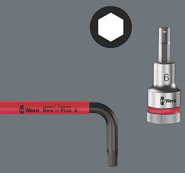 Wera 3950/9 Hex-Plus daugiaspalvis Imperial Stainless 1