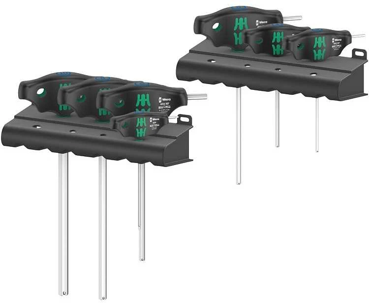 WERA 454/7 HF Set 1 atsuktuvai T formos rankena