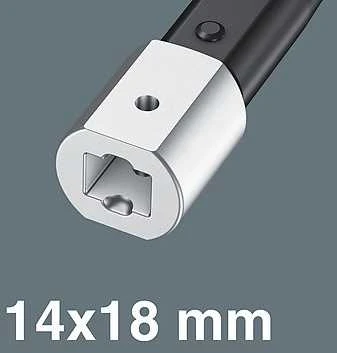 Wera 7880 Joker XL Selbstju Einsteck-Maulschlüssel SW 19-24
