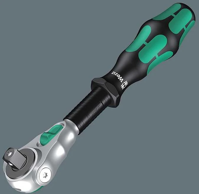 Wera „Zyklop Speed“ 1/4" terkšlinių galvučių rinkinys