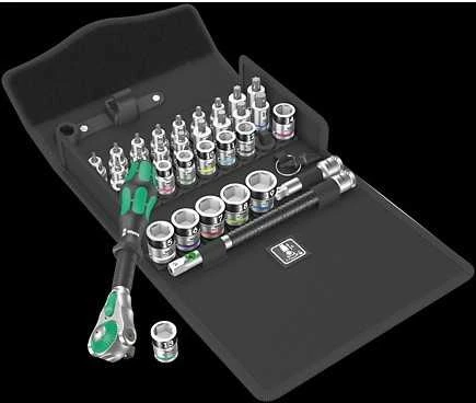 Wera 810 All-in Zyklop Speed terkšlių rinkinys, 3/8" 35 vnt