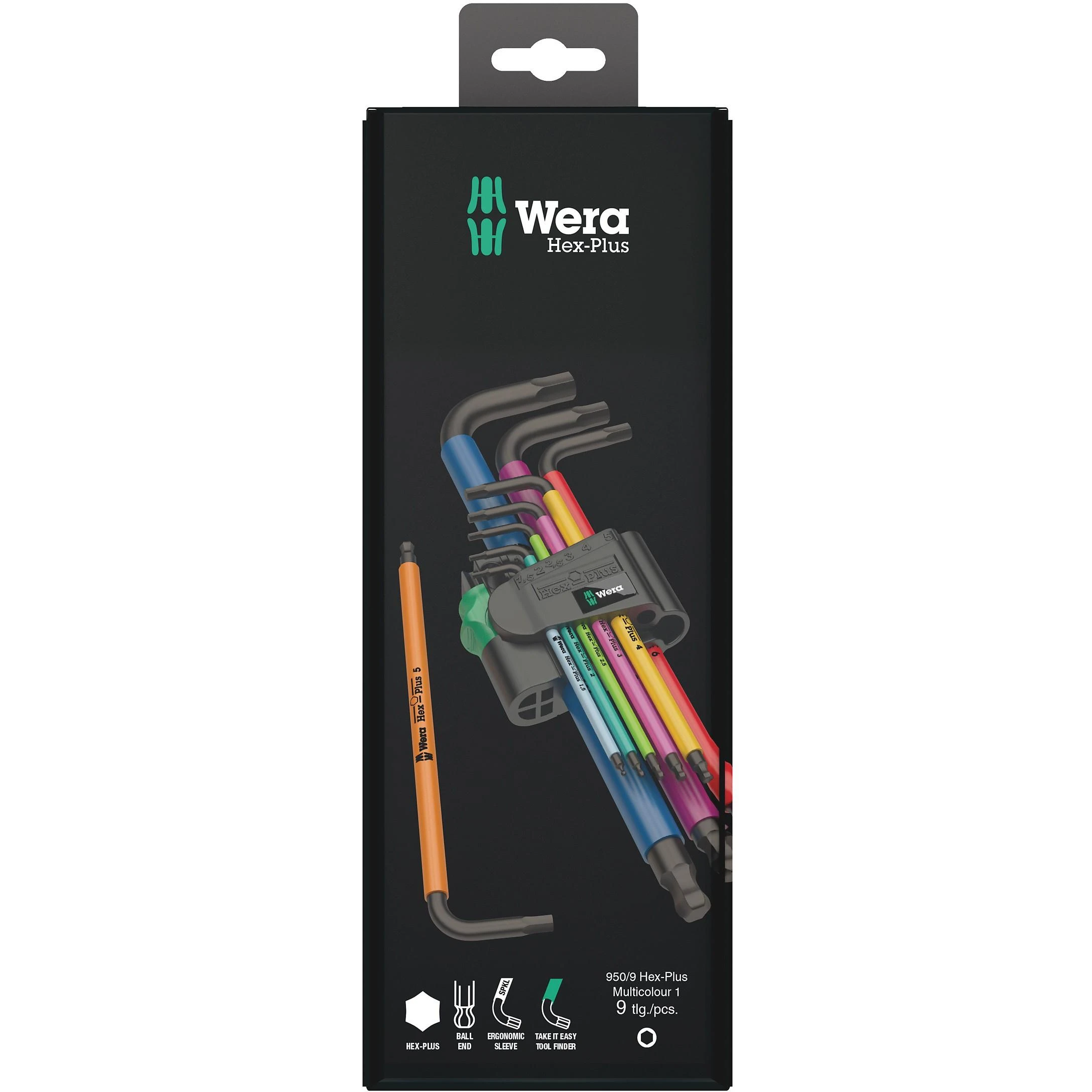 Šešiakampių raktų rinkinys WERA 950 SPKL/9