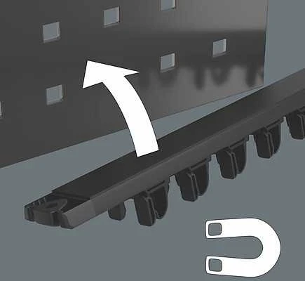 Rinkinys Wera įrankiai Wera 9650 magnetinė juostelė Kraftform atsuktuvų rinkinys, 9 vnt