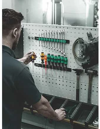 Rinkinys Wera įrankiai Wera 9650 magnetinė juostelė Kraftform atsuktuvų rinkinys, 9 vnt