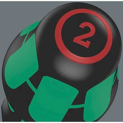 Rinkinys Wera įrankiai Wera 9650 magnetinė juostelė Kraftform atsuktuvų rinkinys, 9 vnt