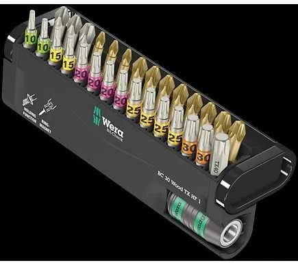 Wera Bit-Check 30 Wood, 30 vnt