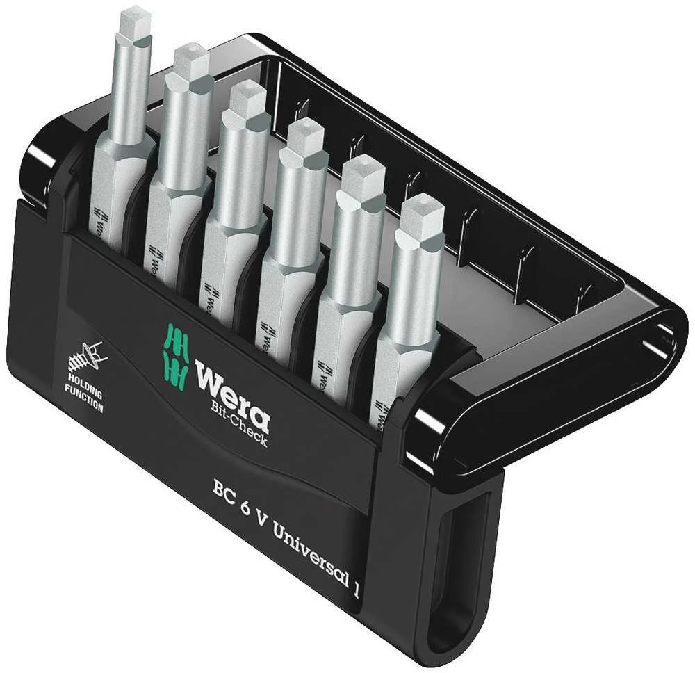 Wera Rinkinys Bit-Check 6 V Universal 1 6 dalys (05056478001)