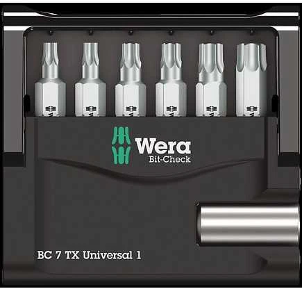 TORX antgalių rinkinys su laikikliu WERA 056294