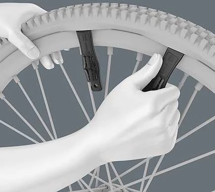 2 dalių dviračio padangų montavimo įrankių rinkinys WERA Bicycle Set 13