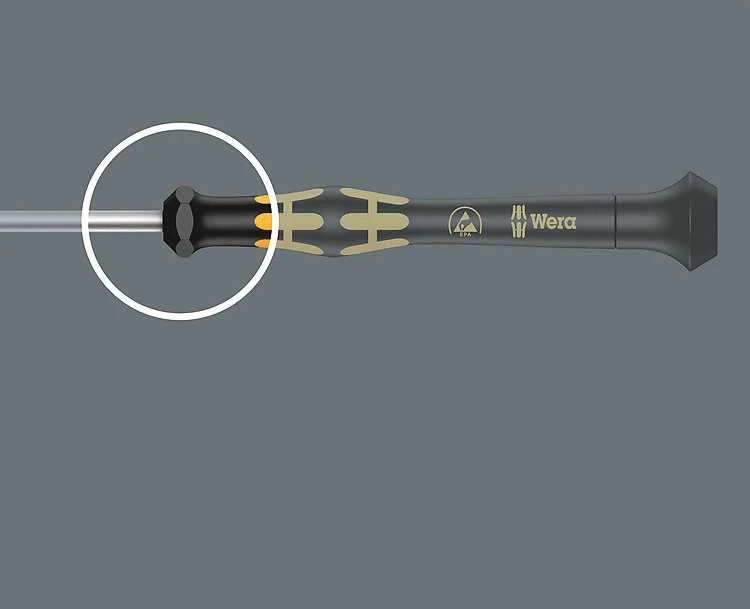 Atsuktuvų rinkinys elektronikai su stovu ESD 030170 Wera