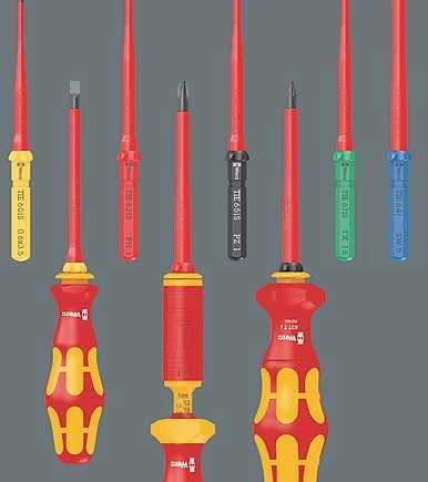 Atsuktuvų rinkinys (16 vnt) elektrikams VDE 1000V 006607 Wera