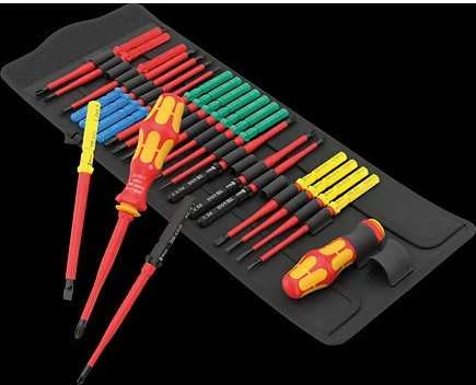 26 dalių įrankių rinkinys elektrikams WERA KK VDE Big Pack 1