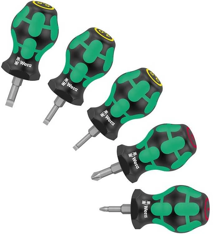 WERA Stubby Set 1 atsuktuvų rinkinys