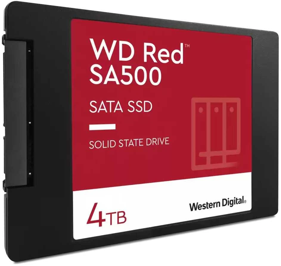 Sandisk WD Raudona SA500 SSD 4TB