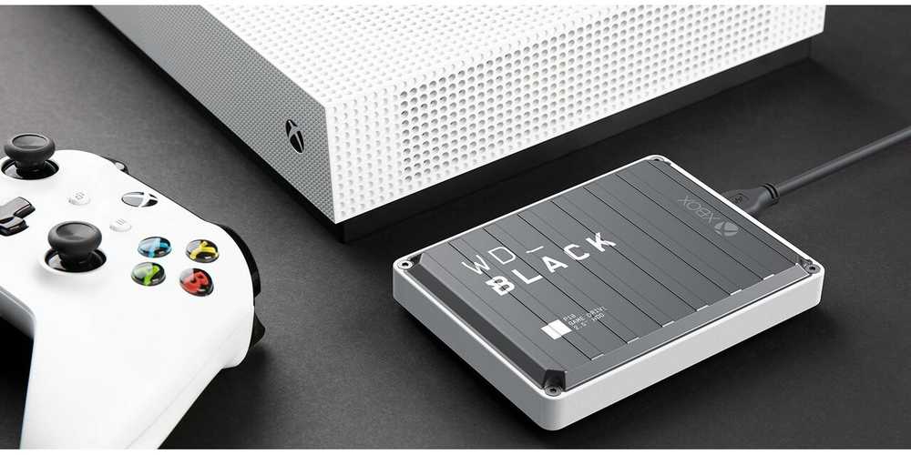Kietasis diskas Sandisk WD Juodas P10 žaidimų diskas USB3.2 Gen1 2TB, skirtas XBOX Series X/S, juodas